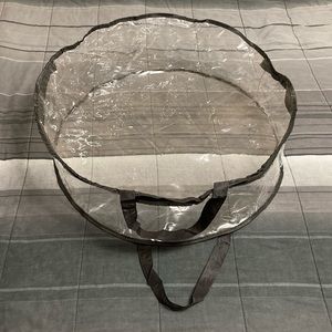 Clear wreath storage bag
